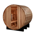 Golden Designs St. Moritz 2-Person Outdoor Traditional Barrel Sauna (Cedar)