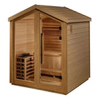 Golden Designs Savonlinna 3-Person Traditional Outdoor Sauna (Cedar)