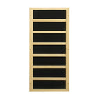 Pro 6 Amanda 2-Person Near Zero EMF FAR Infrared Sauna (Hemlock)