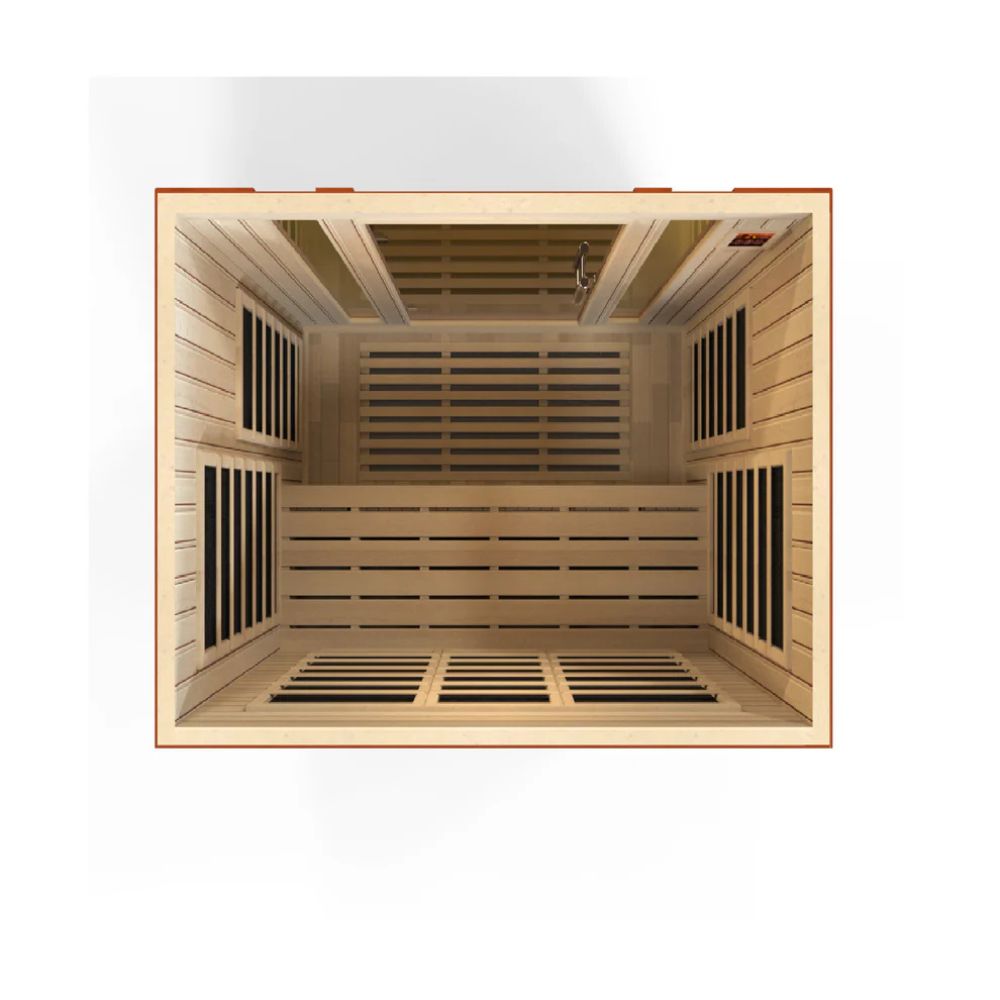 Dynamic Bellagio 3-Person Low EMF Far Indoor Infrared Sauna 4