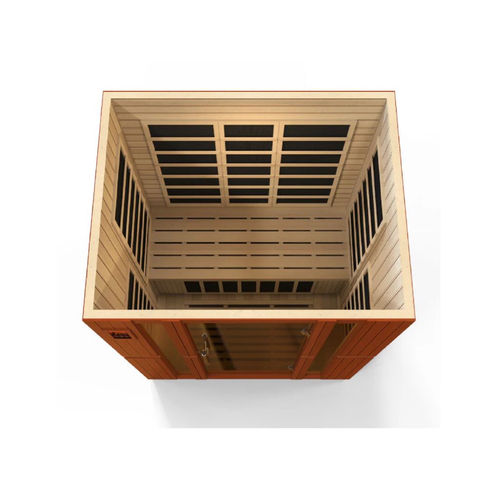 Dynamic Bellagio 3-Person Low EMF Far Indoor Infrared Sauna