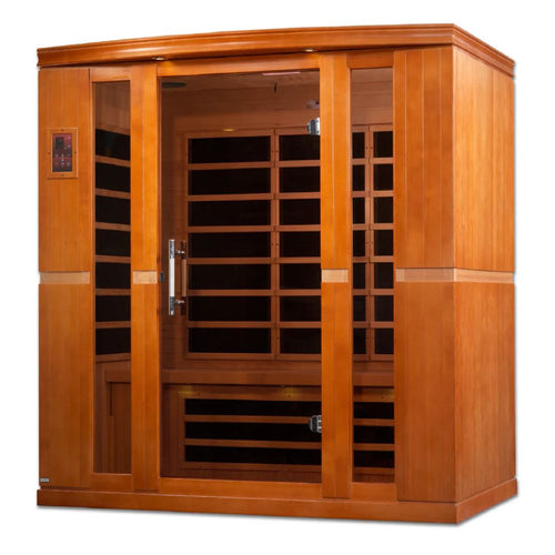 Dynamic Bergamo 4-Person Low EMF FAR Infrared Sauna (Hemlock)